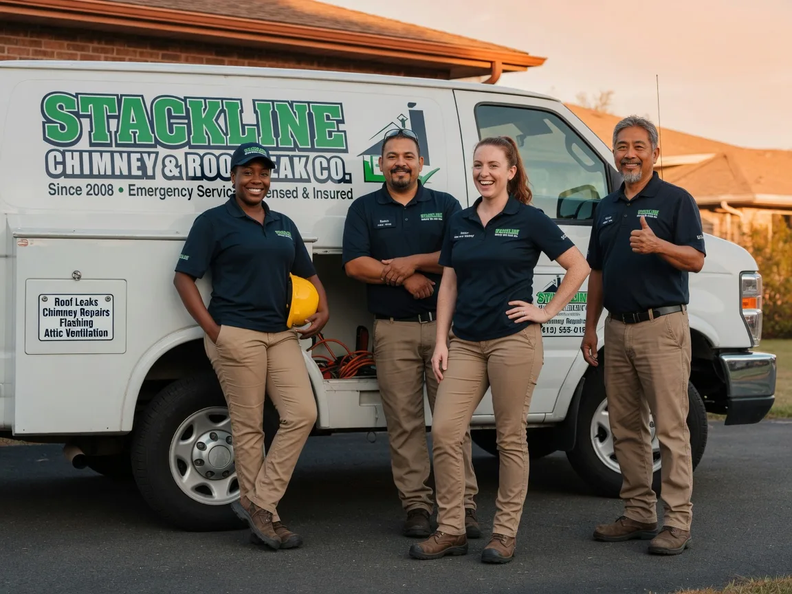Chimney flashing repair company in Coralville, IA